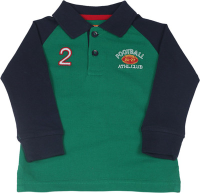 

612 League Boys Cotton T Shirt(Pack of 1, Green