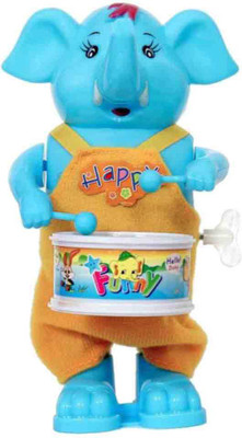 

vbenterprise Latest Multicolour Windup Elephant Drummer Toy(Multicolor)
