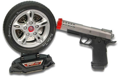 

vbenterprise Swastik Fashion Black Plastic Gun with Laser Target(Black)