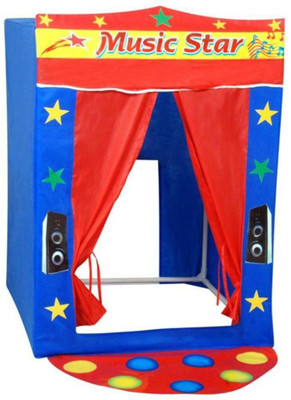 

vbenterprise Latest Multicolour Non Toxic Music Star Tent House(Multicolor)
