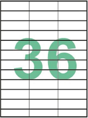 

Desmat A4 sheet 36 label and sticker Self-Adhesive Paper Label(White)