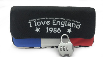 

Maurya Pustak Bhawan I Love England Black Plain Art Fabric Pencil Box(Set of 1, Multicolor)