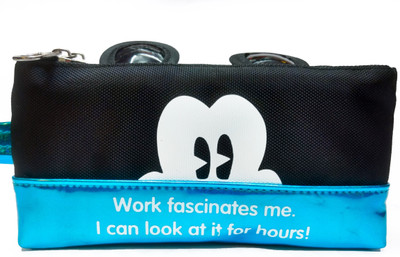 

Maurya Pustak Bhawan Mickey Ears Blue Graphics Art Fabric Pencil Box(Set of 1, Multicolor)