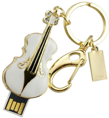 

Green Tree Guitar Fancy 32 GB Pen Drive(Gold)