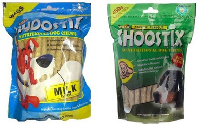 

Choostix Milk Flavour & Natural Flavour Dog Treat Milk Dog Chew(450 g, Pack of 2)