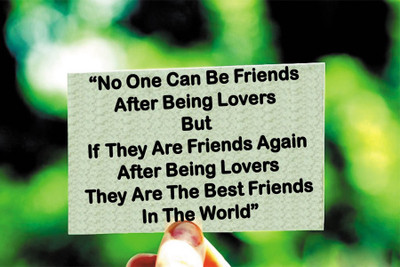 

BikriKendra no one can be friends Poster Paper Print(18 inch X 12 inch, Rolled)