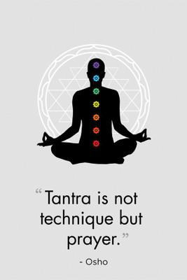 

RadhaKripa osho tantra quote Poster Paper Print(18 inch X 12 inch, Rolled)