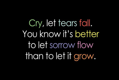 

BikriKendra cry let tears fall Poster Paper Print(18 inch X 12 inch, Rolled)