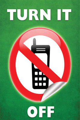 

RadhaKripa no cell phones Poster Paper Print(18 inch X 12 inch, Rolled)