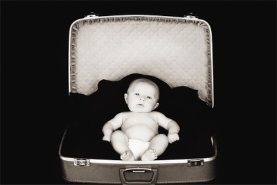 

RadhaKripa baby suitcase Poster Paper Print(18 inch X 12 inch, Rolled)