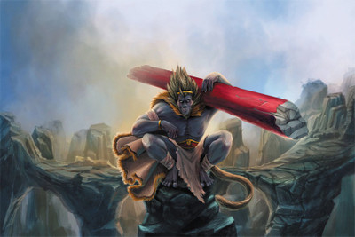 

RadhaKripa monkey king Poster Paper Print(18 inch X 12 inch, Rolled)