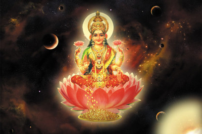 

BikriKendra Maa Maha Lakshmi Devi Poster Paper Print(18 inch X 12 inch, Rolled)