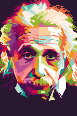

einstein Paper Print(18 inch X 12 inch, Rolled)