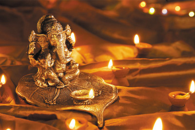 

BikriKendra deewali sms greeting card Poster Paper Print(18 inch X 12 inch, Rolled)