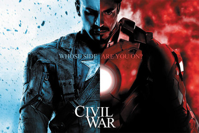 

RadhaKripa civil war whose side are you on Poster Paper Print(18 inch X 12 inch, Rolled)