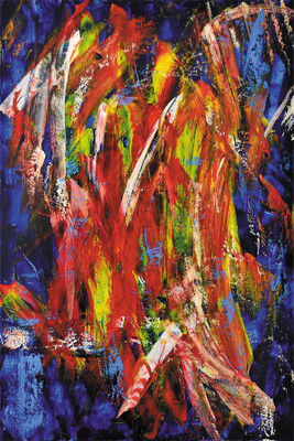 

RadhaKripa Abstract Art Painting poster Poster Paper Print(18 inch X 12 inch, Rolled)