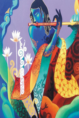 

RadhaKripa krishna painting poster 3 Poster Paper Print(18 inch X 12 inch, Rolled)