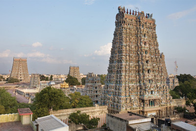 

RadhaKripa india madhurai temple Poster Paper Print(18 inch X 12 inch, Rolled)