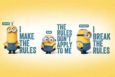 

RadhaKripa cute-minions-quotes Poster Paper Print(18 inch X 12 inch, Rolled)