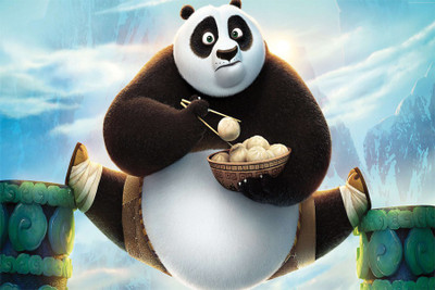

RadhaKripa kung fu panda poster 1 Poster Paper Print(18 inch X 12 inch, Rolled)