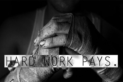 

RadhaKripa hard work pays Poster Paper Print(18 inch X 12 inch, Rolled)