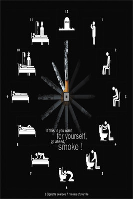 

no smoking 7minutes Paper Print(18 inch X 12 inch, Rolled)