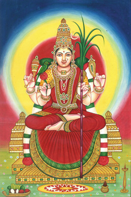

RadhaKripa mata Poster Paper Print(18 inch X 12 inch, Rolled)