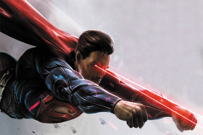 

RadhaKripa superman the power Poster Paper Print(18 inch X 12 inch, Rolled)