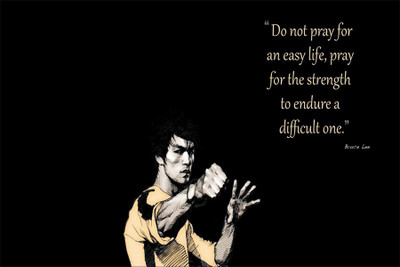 

Difficult One bruce lee Paper Print(18 inch X 12 inch, Rolled)
