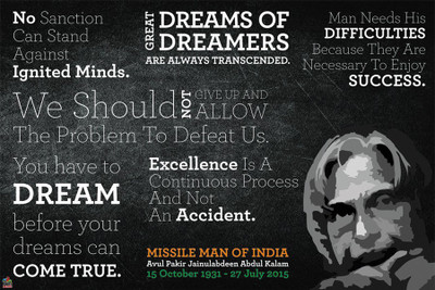 

BikriKendra A Tribute To Dr. A.P Poster Paper Print(18 inch X 12 inch, Rolled)