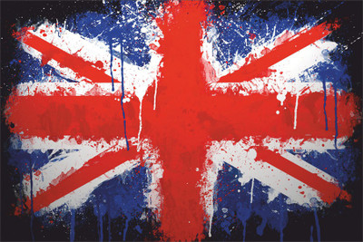 

RadhaKripa england flag Poster Paper Print(18 inch X 12 inch, Rolled)