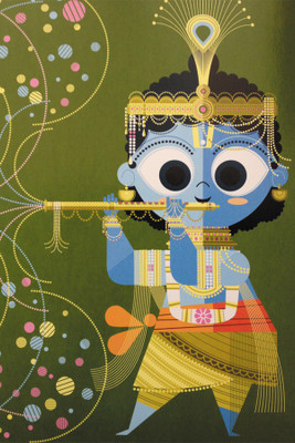 

RadhaKripa krishna cartoon Paper Print(18 inch X 12 inch, Rolled)