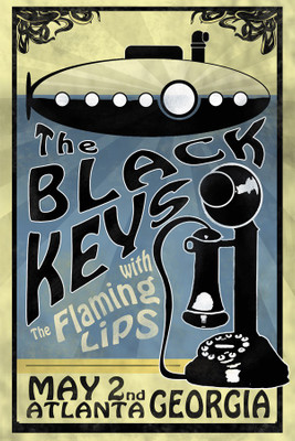 

RadhaKripa the black keys Poster Paper Print(18 inch X 12 inch, Rolled)