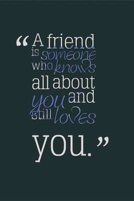 

BikriKendra a friend is someone who knovs Poster Paper Print(18 inch X 12 inch, Rolled)