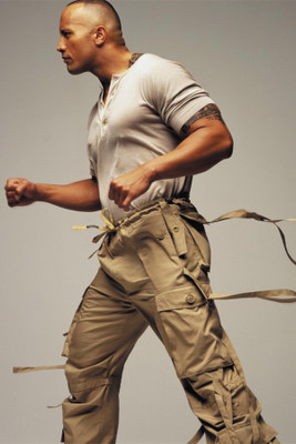 

RadhaKripa dwayne the rock johnson Poster Paper Print(18 inch X 12 inch, Rolled)