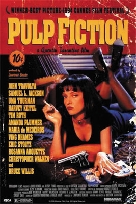 

Wall1ders PULP FICTION Poster (12x18) Paper Print 300 GSM Paper Print(18 inch X 12 inch, Rolled)