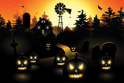 

RadhaKripa happy halloween Poster Paper Print(18 inch X 12 inch, Rolled)