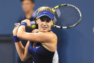 

BikriKendra eugenie bouchard us open Poster Paper Print(18 inch X 12 inch, Rolled)
