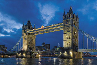 

RadhaKripa tower bridge Paper Print(18 inch X 12 inch, Rolled)