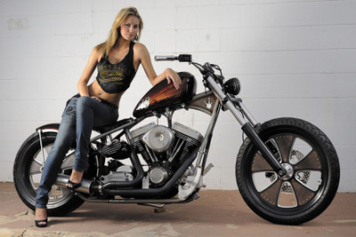 

RadhaKripa harley girl Poster Paper Print(18 inch X 12 inch, Rolled)