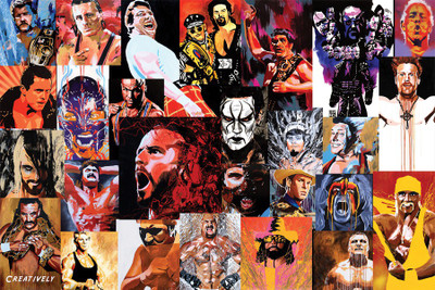 

RadhaKripa pro wrestling Poster Paper Print(18 inch X 12 inch, Rolled)