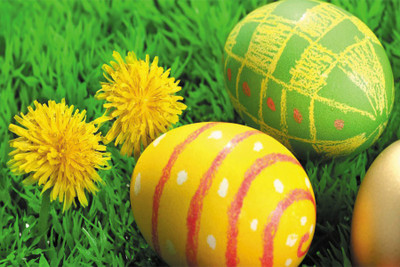 

RadhaKripa easter eggs Paper Print(18 inch X 12 inch, Rolled)