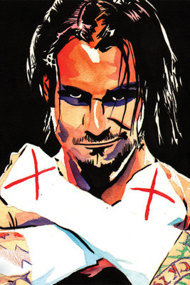 

RadhaKripa rob schamberger cm punk Poster Paper Print(18 inch X 12 inch, Rolled)