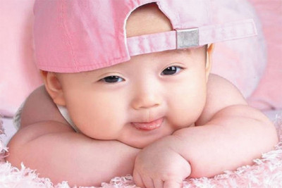 

cute pink baby Paper Print(18 inch X 12 inch, Rolled)