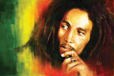 

RadhaKripa bob marley Poster Paper Print(18 inch X 12 inch, Rolled)