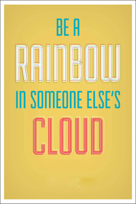 

RadhaKripa be a rainbow Poster Paper Print(18 inch X 12 inch, Rolled)