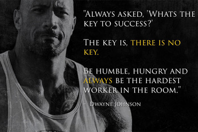 

Dwayne Johnson quotes Paper Print(18 inch X 12 inch, Rolled)