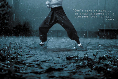 

BikriKendra bruce lee dont fear failure Poster Paper Print(18 inch X 12 inch, Rolled)