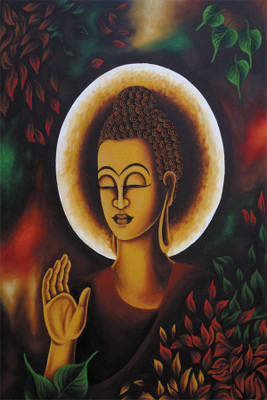 

BikriKendra Hand Budha Poster Paper Print(18 inch X 12 inch, Rolled)