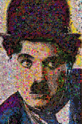 

RadhaKripa charlie chaplin collage Poster Paper Print(18 inch X 12 inch, Rolled)